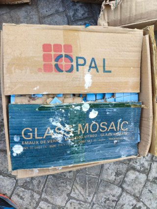 Gresite Opal Vidrio Piscina Original