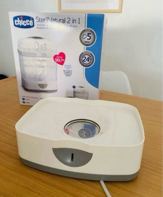Esterilizador Chicco y Escurridor Nuby