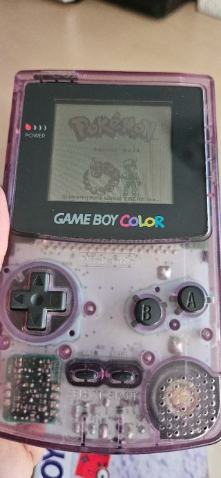 Nintendo Game Boy Color Morado Transparente