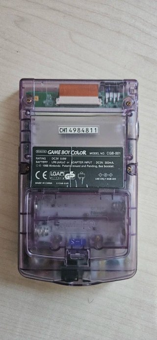 Nintendo Game Boy Color Morado Transparente
