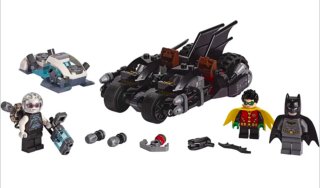 Lego Batman y Robin Batimóvil compatible