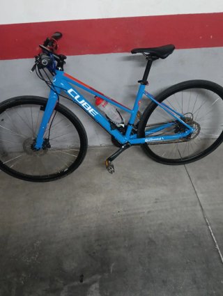 Bicicleta Azul Urbana