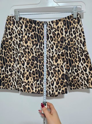 Falda-short Zara estampado animal