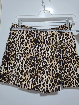 Falda-short Zara estampado animal