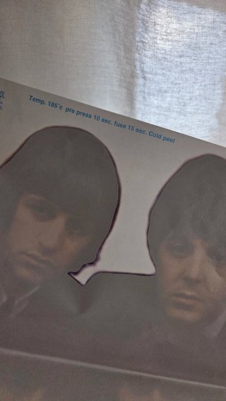 Transfer de plastisol oficial The Beatles (1997)