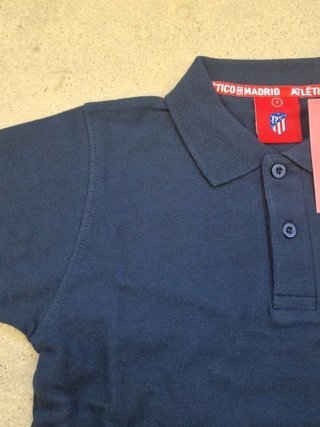 Polo Niño Atlético de Madrid Oficial Azul