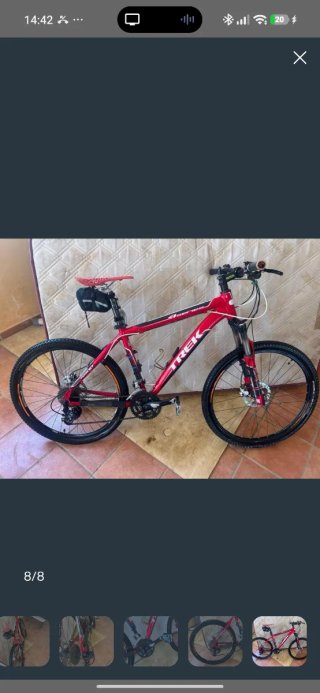 Bicicleta Trek 4900 Roja 26''