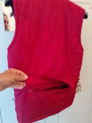 Gilet imbottito uomo taglia L rosso