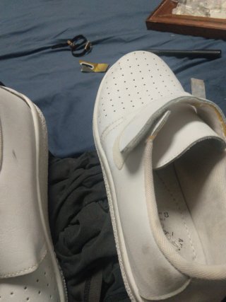 Zapatos de trabajo blancos