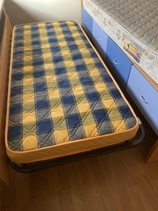 Cama nido con cajones y colchones