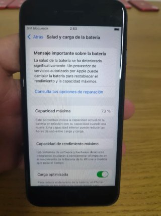 Apple iPhone SE 2020 64GB Negro | Libre | 73% bate