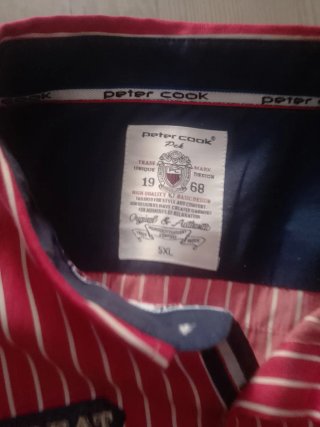 Camisa Peter Cook Original 5XL Roja
