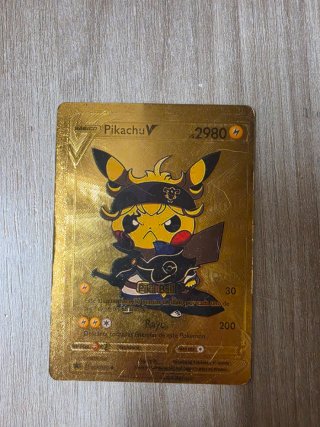 Lote 5 Cartas Pokémon EX VMAX V (Oro)