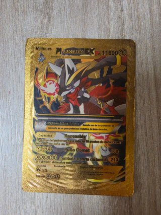Lote 5 Cartas Pokémon EX VMAX V (Oro)