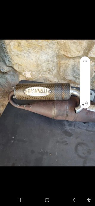 Tubo de escape Gianelli para scooter