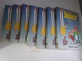 Las Aventuras de Asterix 7 Tomos Año 1980
