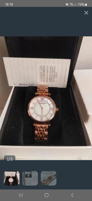 Relojes Emporio Armani (Oro y Plata)