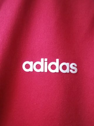Chaqueta Adidas roja y negra talla XS de adulto