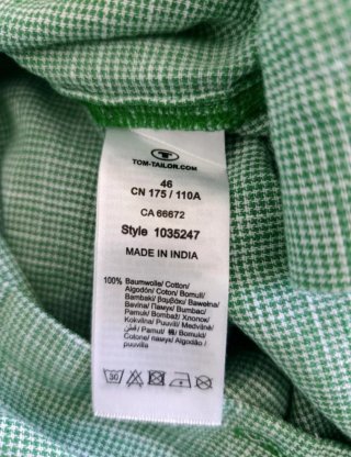 Camisa 66 cm. Sisa