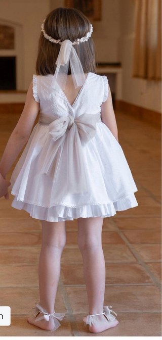 Vestido ceremonia o arras ,niña 18 meses