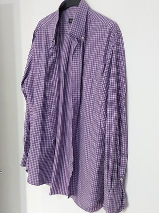 Camisa Mirto Cuadros Morados Talla 5 (XL)