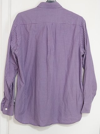 Camisa Mirto Cuadros Morados Talla 5 (XL)