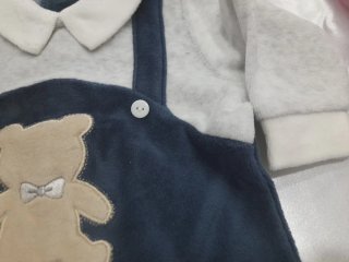 Tutina e copertina ciniglia 0-1 mese