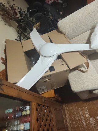 Ventilador de techo blanco