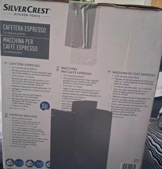 Cafetera Silvercrest Espresso Doble