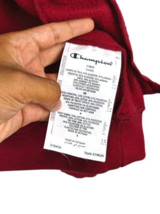 Sudadera Con Cremallera "Champion" Talla S