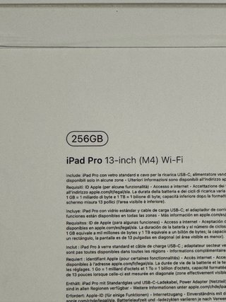 iPad Pro 13 M4 Wi-Fi 256GB
