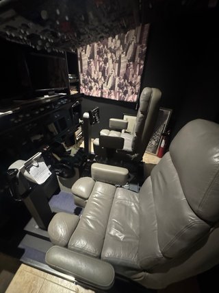 Cabina Simulador Vuelo Boeing 737 Completa