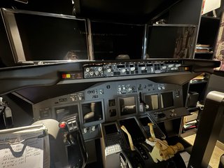 Cabina Simulador Vuelo Boeing 737 Completa