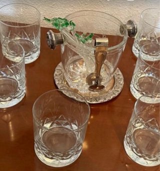 Juego Vasos Whisky con Hielera