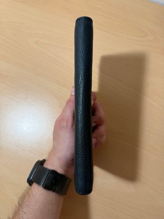 Cartera billetera larga de piel italiana unisex