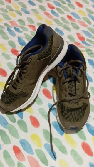 Zapatillas deportivas mujer verdes y azules