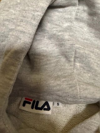 Sudadera gris con capucha Fila