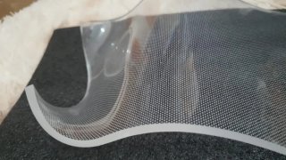 Aplique LED Curvo Acrílico Malla Moderno