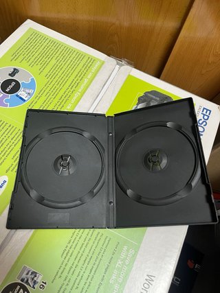 Caja para CD/DVD negra