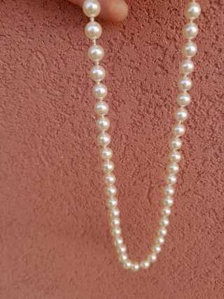 Collana perle madreperla anni '40