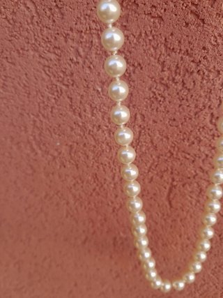 Collana perle madreperla anni '40