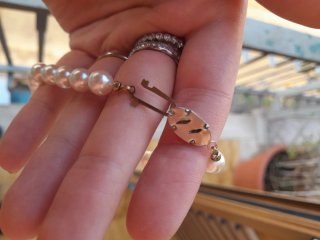 Collana perle madreperla anni '40