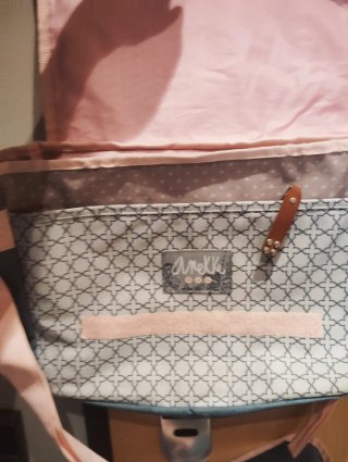 Bolso Bandolera Anekke Azul y Rosa