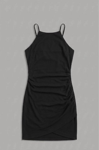 Vestito Zara arancione cut-out XS 6 pezzi