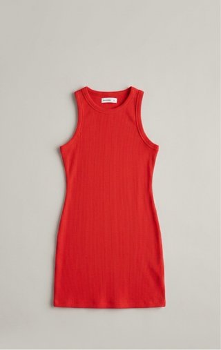 Vestito Zara arancione cut-out XS 6 pezzi
