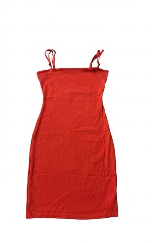 Vestito Zara arancione cut-out XS 6 pezzi