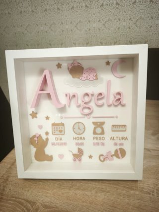 Placa personalizada recién nacido