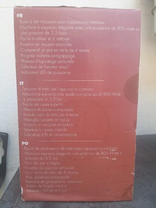 Cafetera Vital Espresso Roja