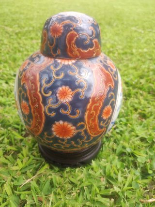 Vaso cinese decorato