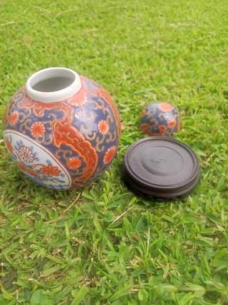 Vaso cinese decorato